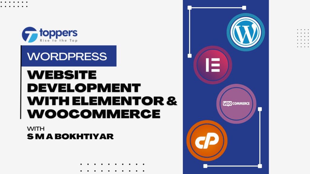 wordpress website development with elementor and woocommerce